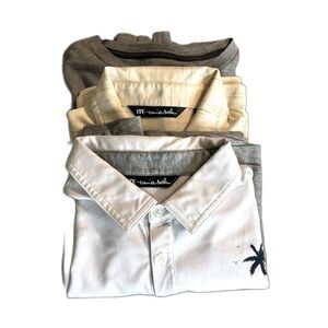 Travis Mathew mens polo golf shirts and casual shirt bundle size m/l